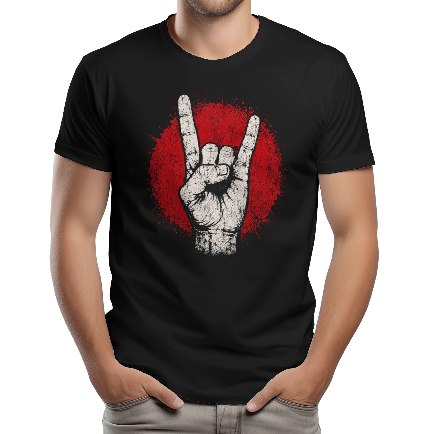 Rock Hand Zeichen T-Shirt