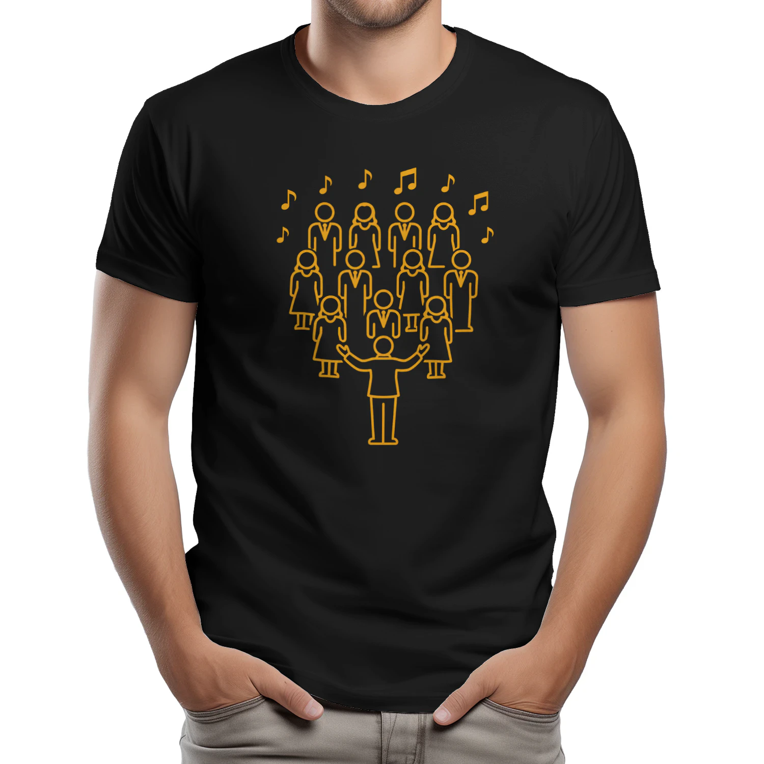 Chorleiter Chor Sänger Musik T-Shirt