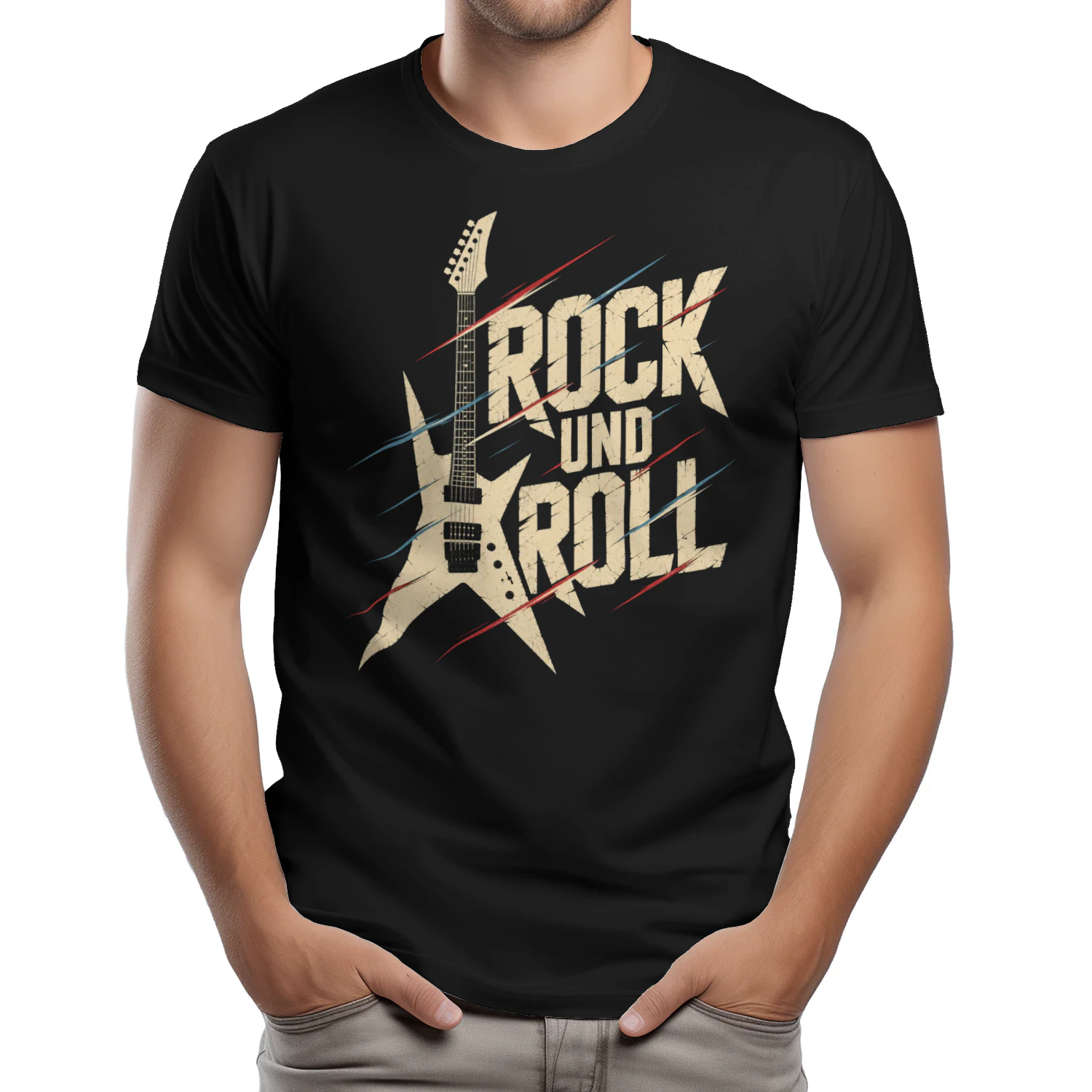 Rock und Roll Gitarre T-Shirt
