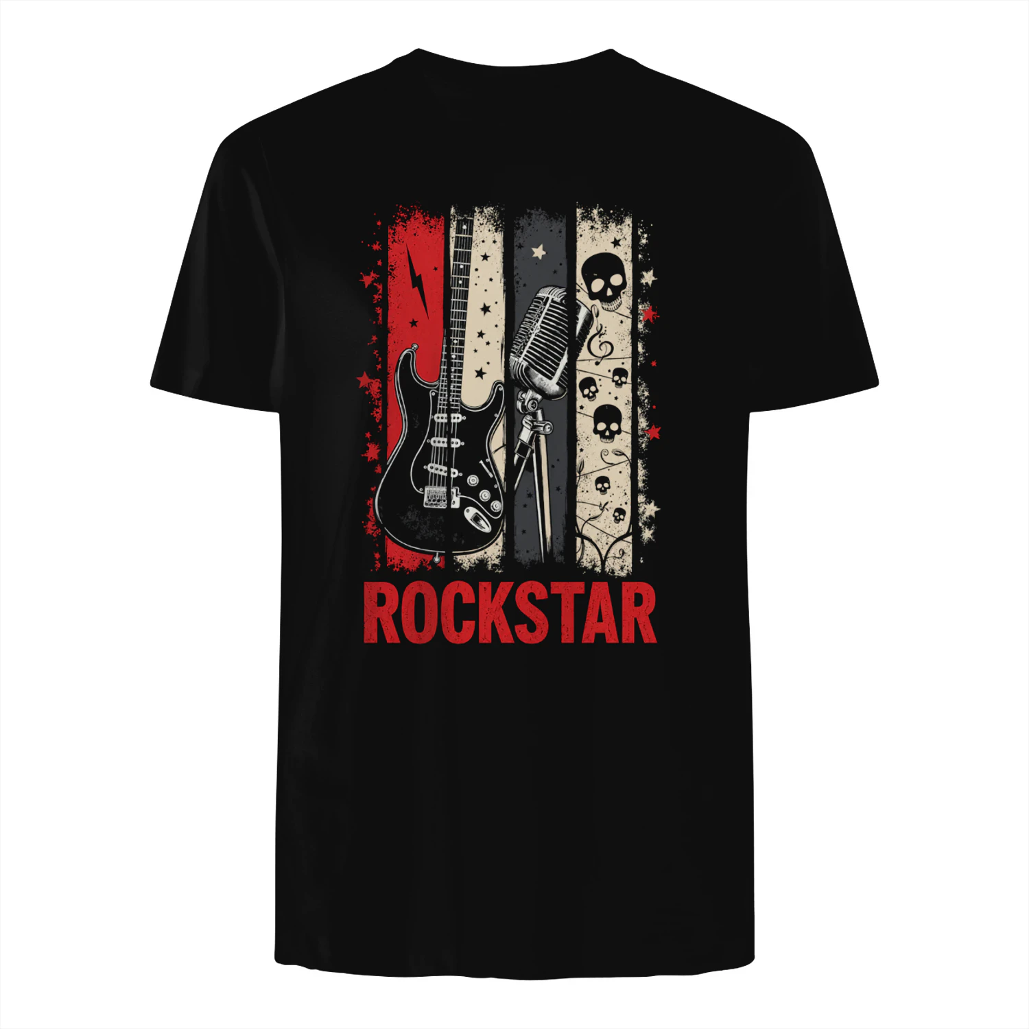 Rockstar Gitarre Vintage T-Shirt