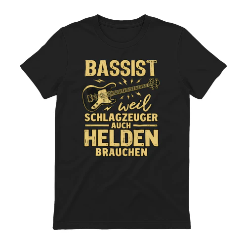 Lustiges Bassist Geschenk T-Shirt