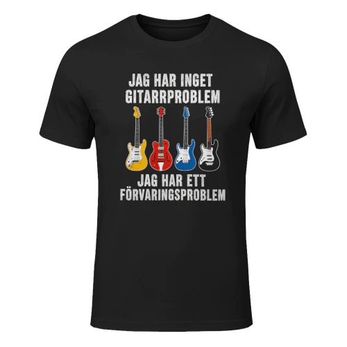 Problem med gitarr förvaring T-shirt
