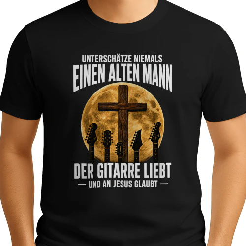 Guitarrist & Jesus T-Shirt 