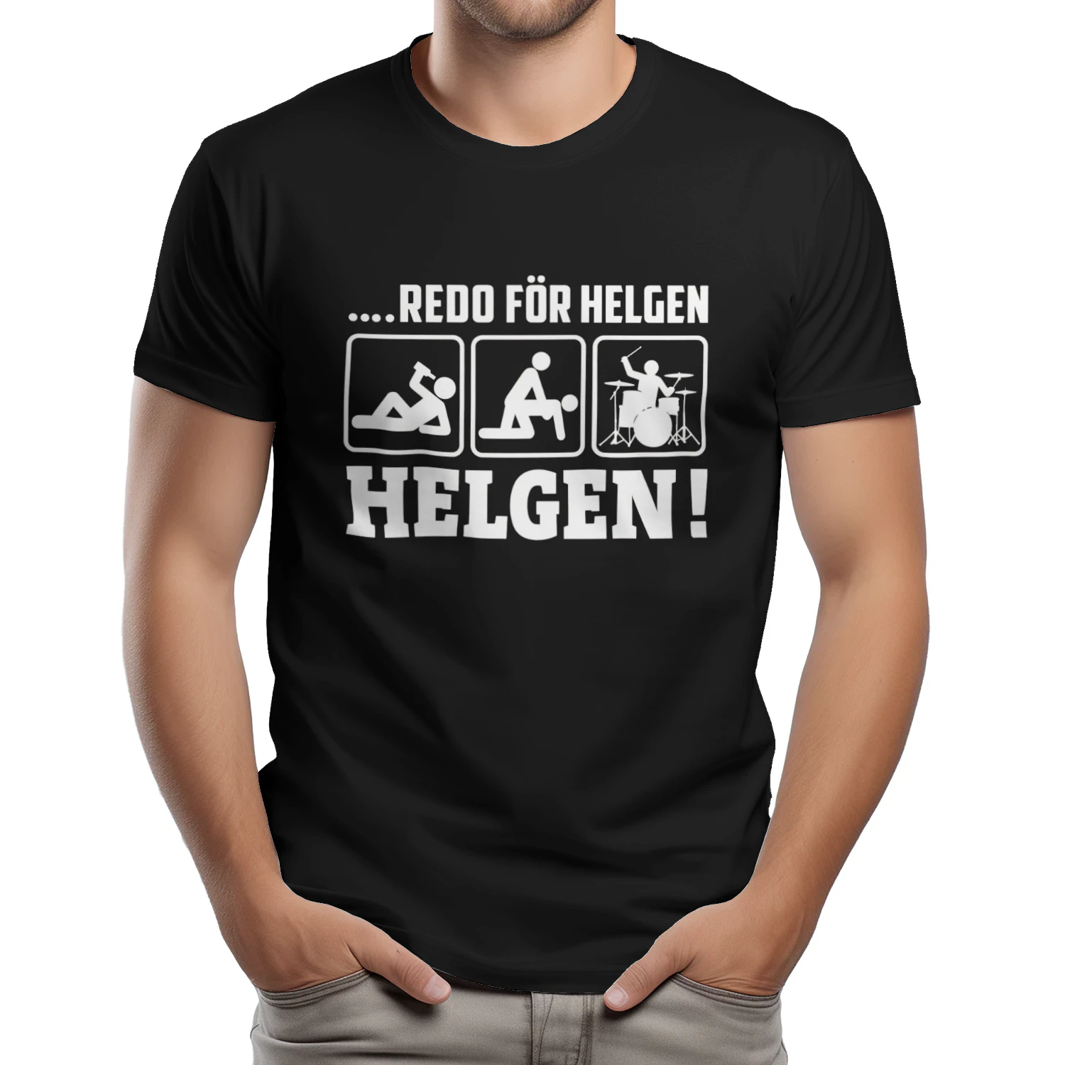 Redo För Helgen Drummer T-shirt