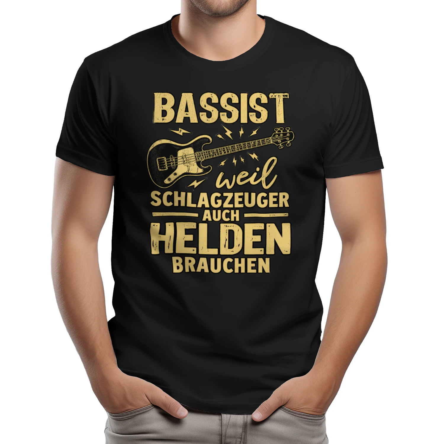 Lustiges Bassist Geschenk T-Shirt