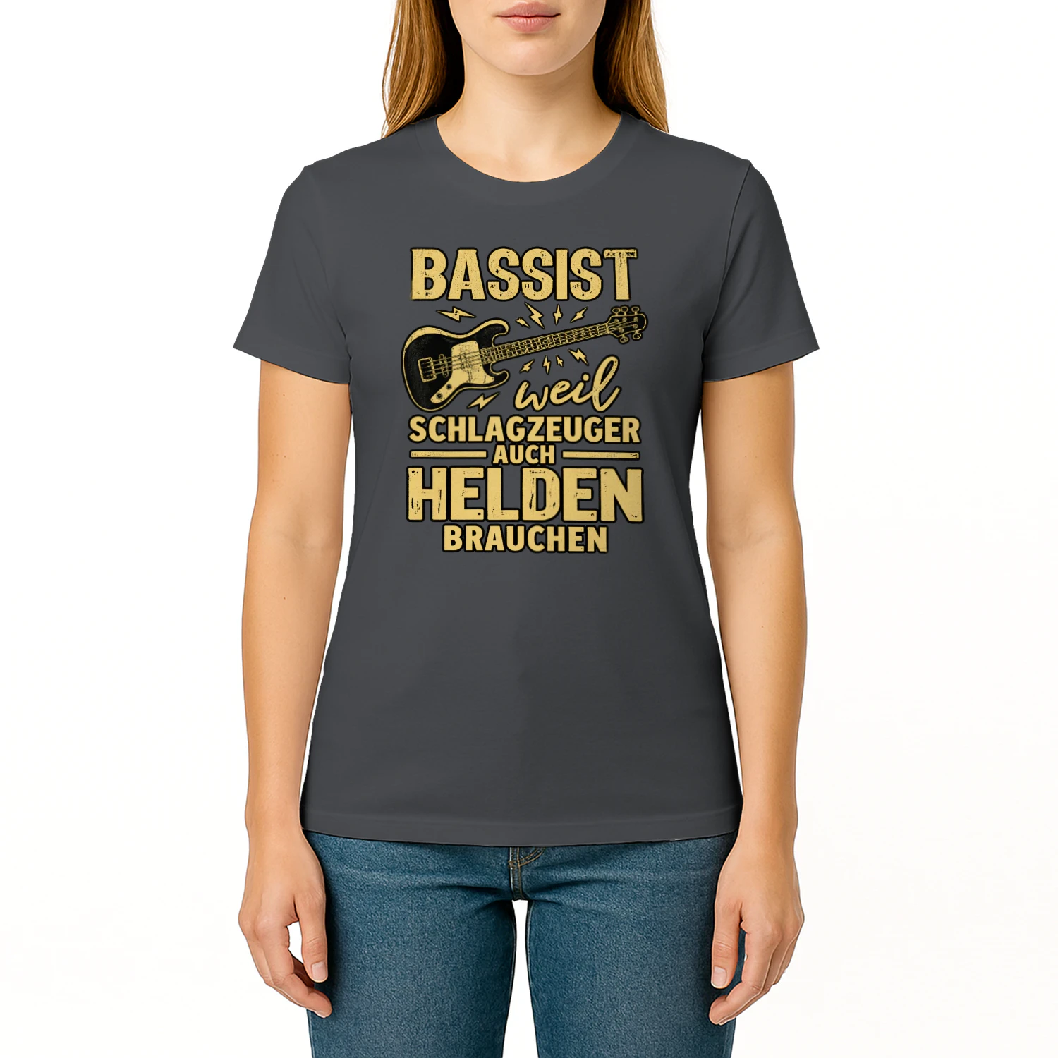 Lustiges Bassist Geschenk T-Shirt
