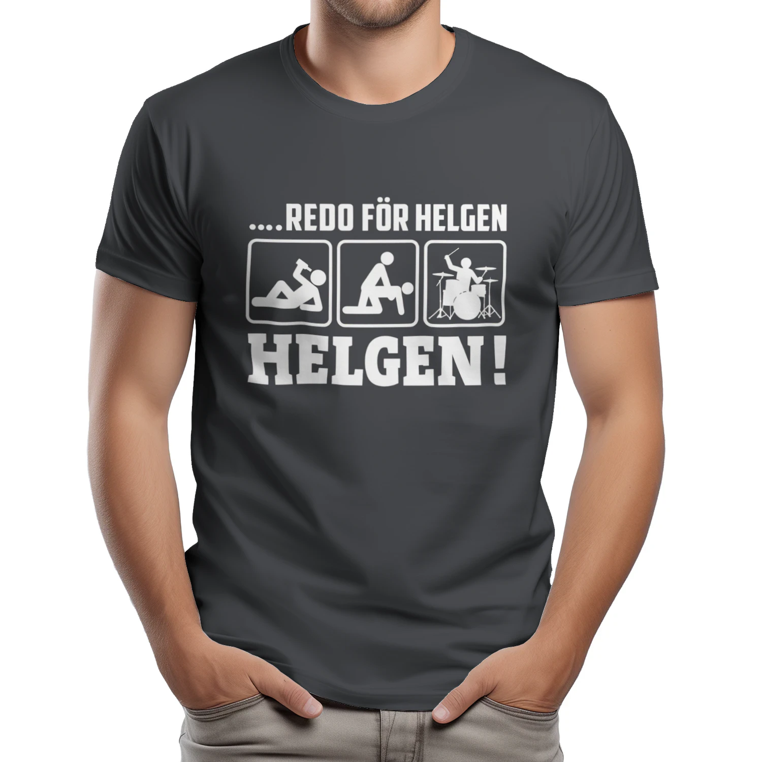 Redo För Helgen Drummer T-shirt