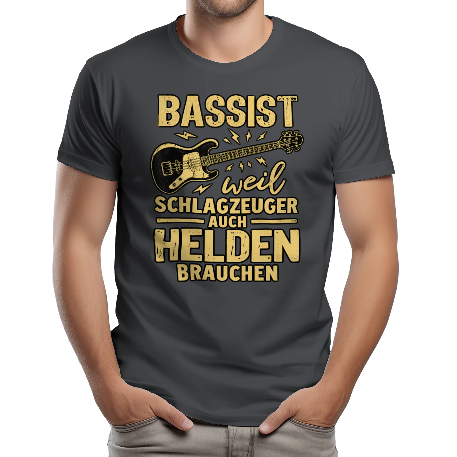 Lustiges Bassist Geschenk T-Shirt