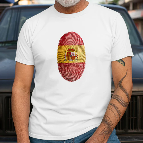 Spain Flag Fingerprint