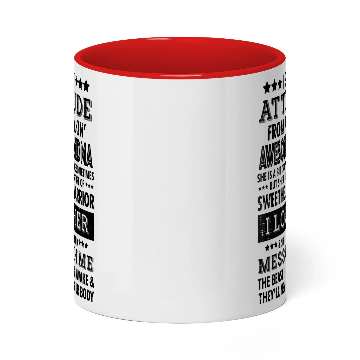 Awesome Grandma Attitude Mug – Funny Grandma Gift