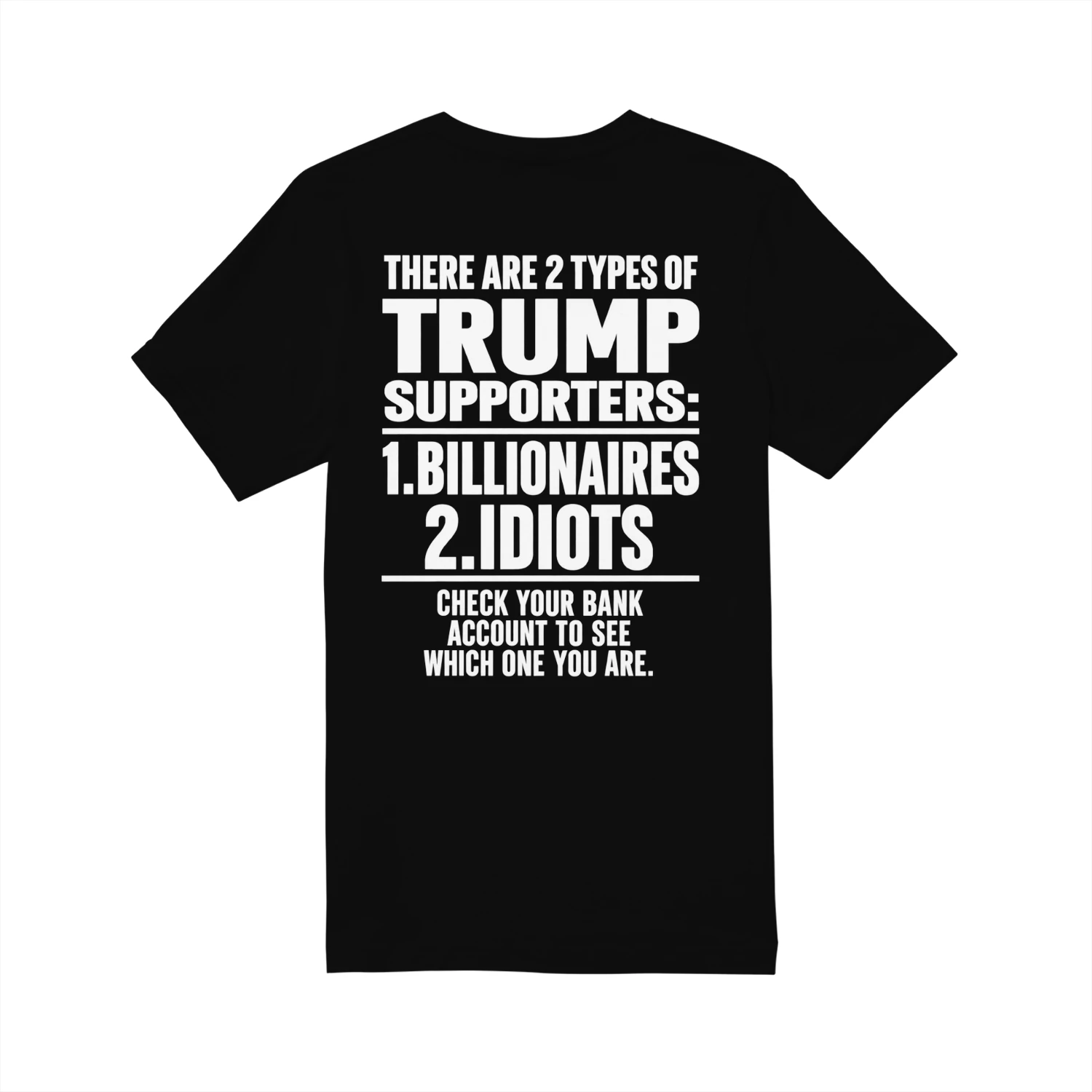 2 Types of Trump Supporters – Funny Political T-Shirt