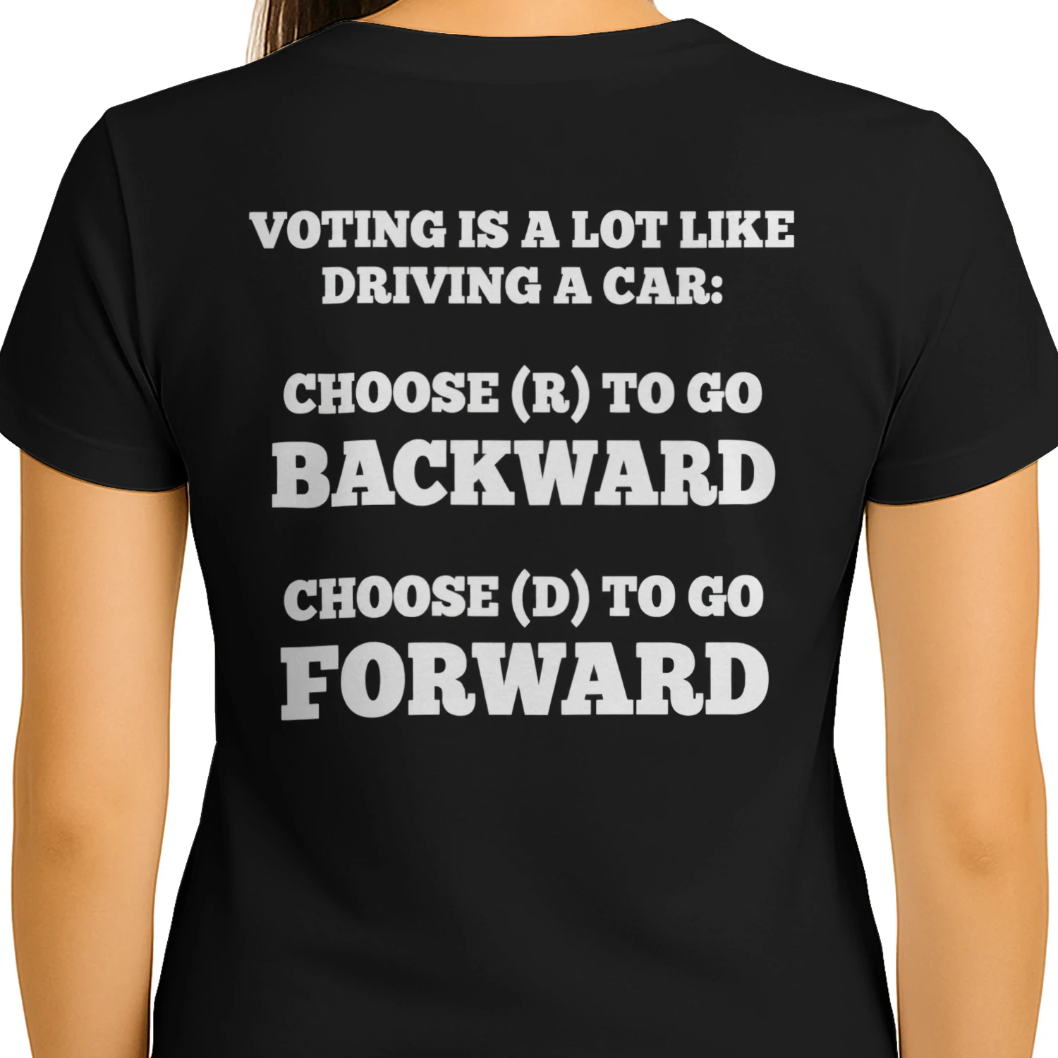 Voting Is Like Driving A Car Political Humor T-Shirt