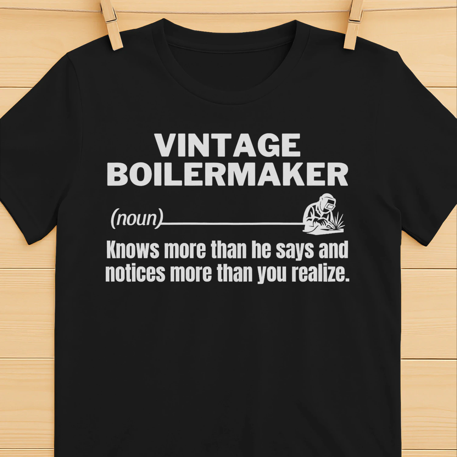 VINTAGE BOILERMAKER - KNOWS MORE THAN HE SAYS