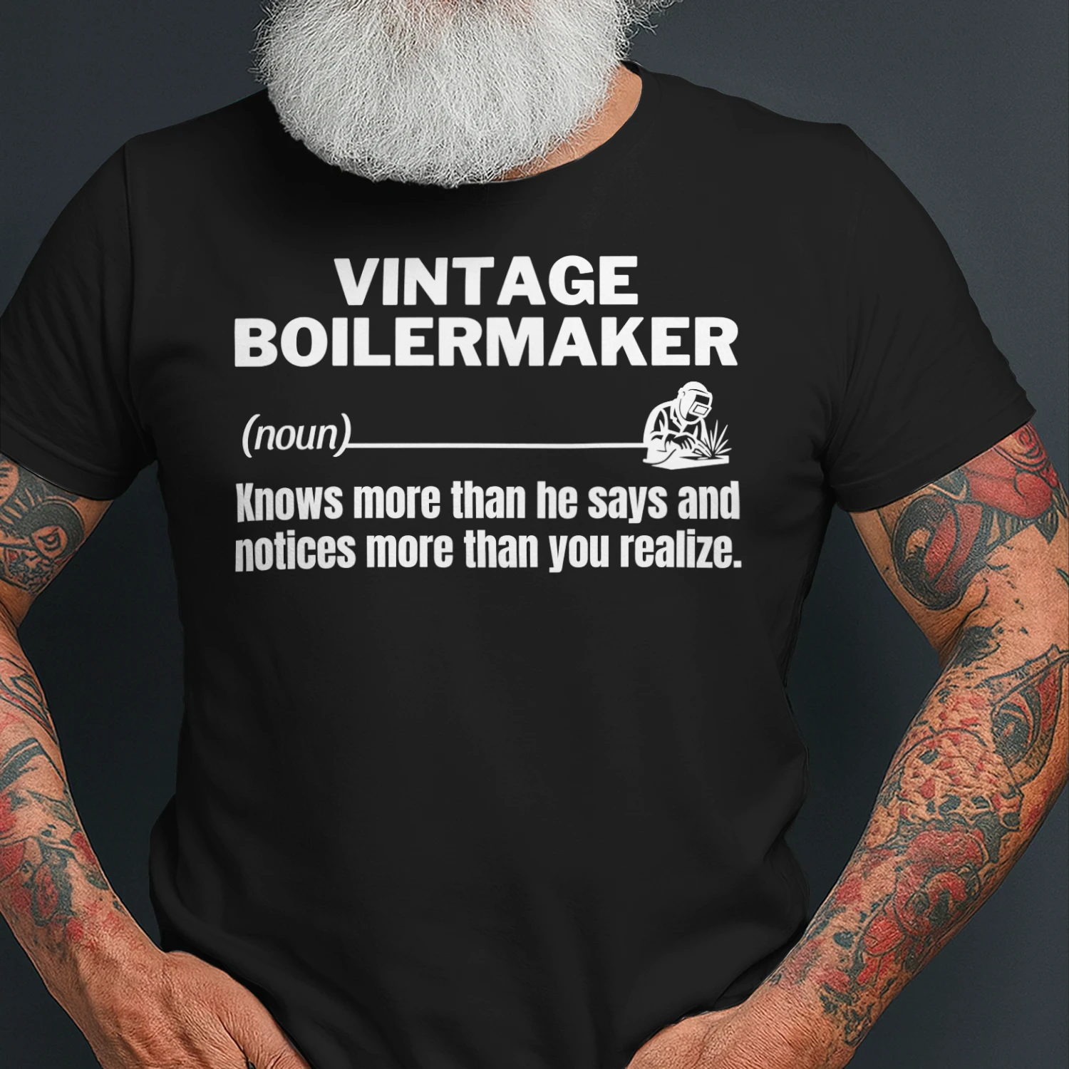 VINTAGE BOILERMAKER - KNOWS MORE THAN HE SAYS