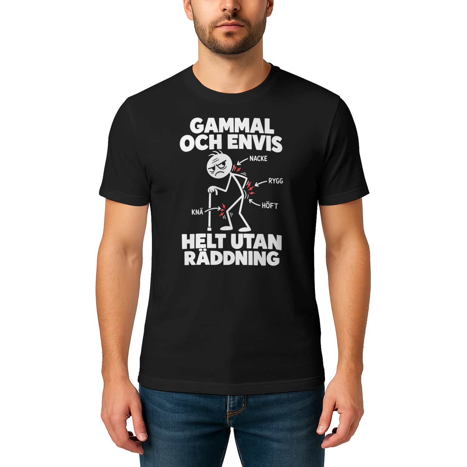 SE – Gammal Och Envis Stickman 