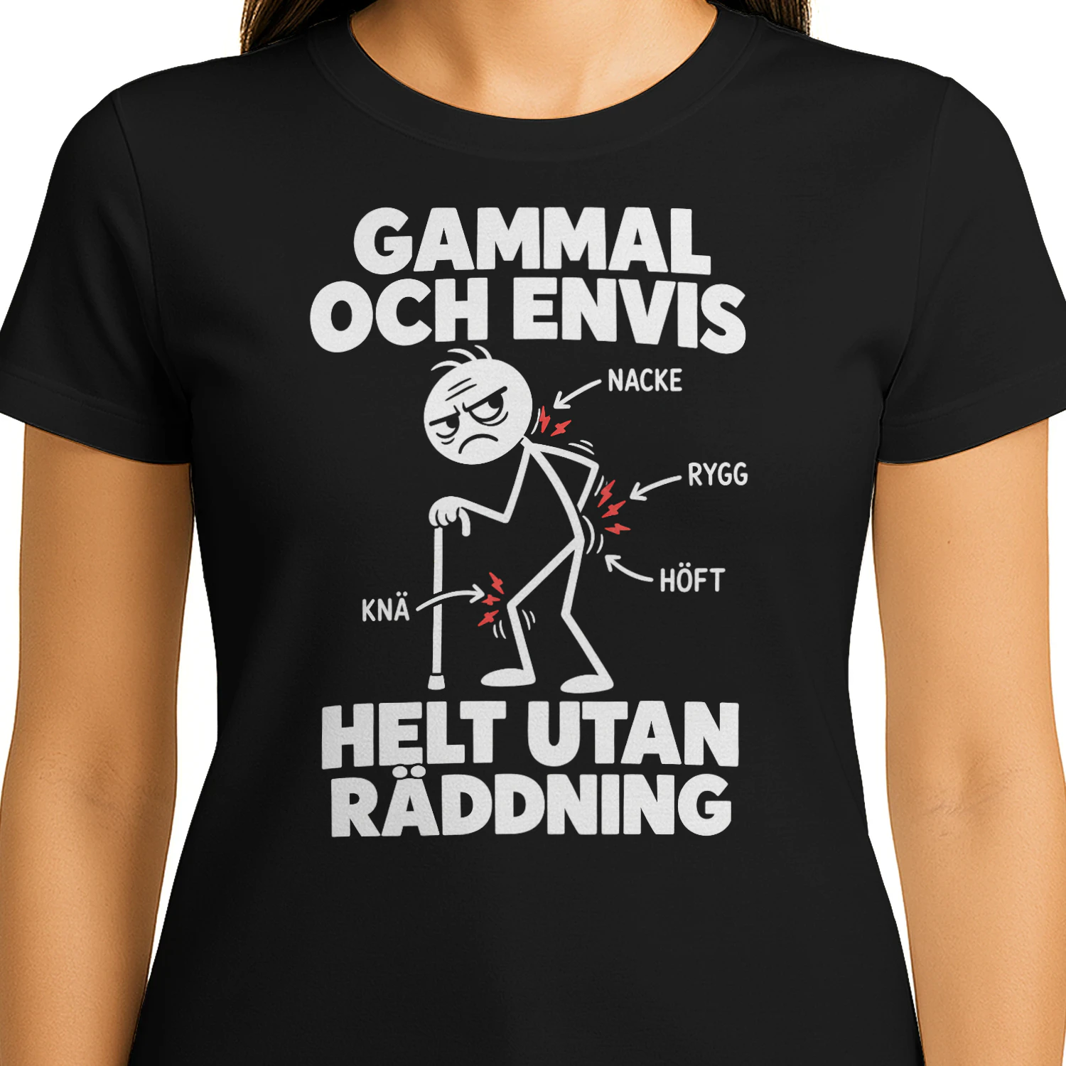 SE – Gammal Och Envis Stickman 