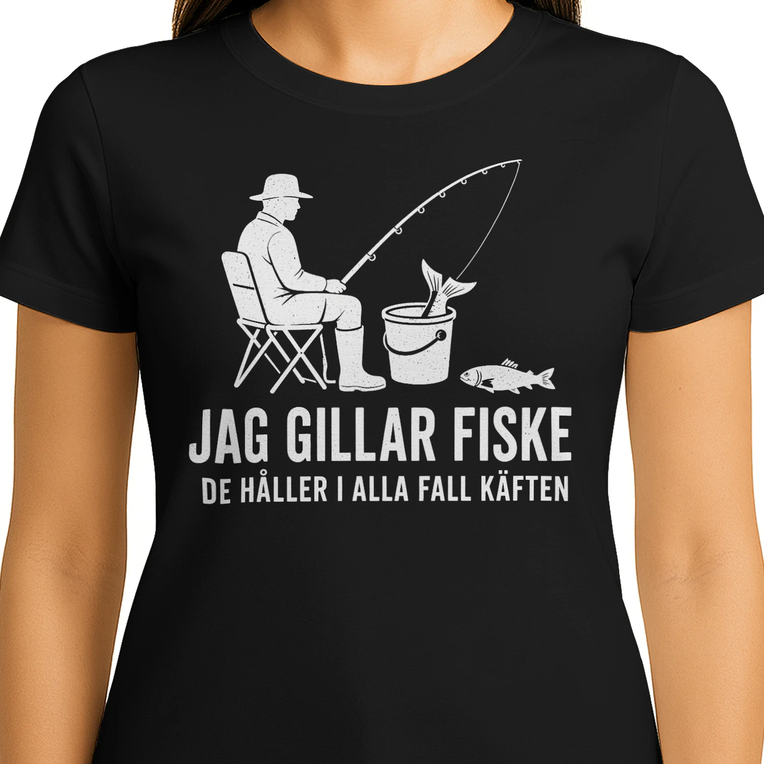 SE-Jag gillar att fiska – Rolig fisketröja