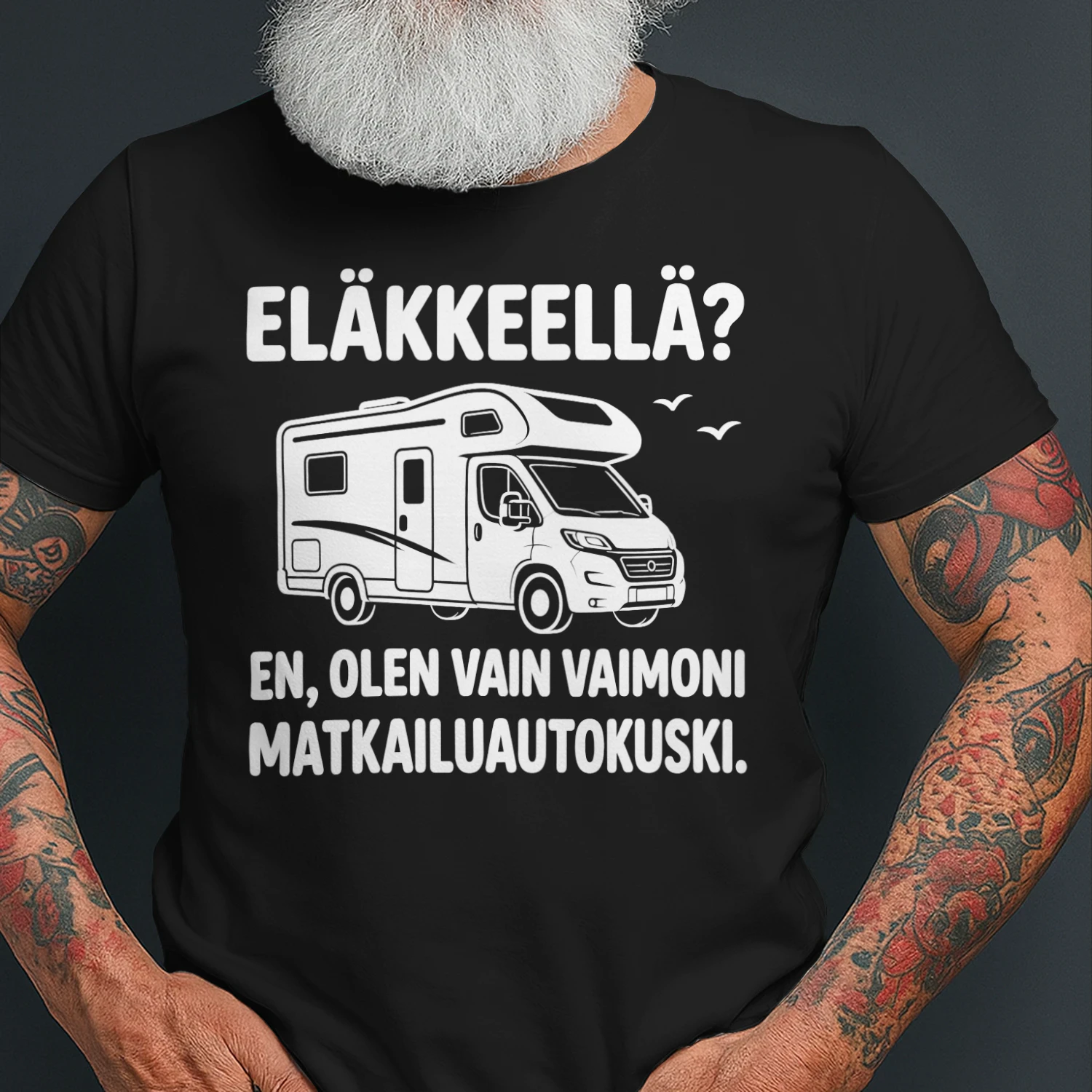 FI – Eläkkeellä? En, Olen Vain Vaimoni Matkailuautokuski
