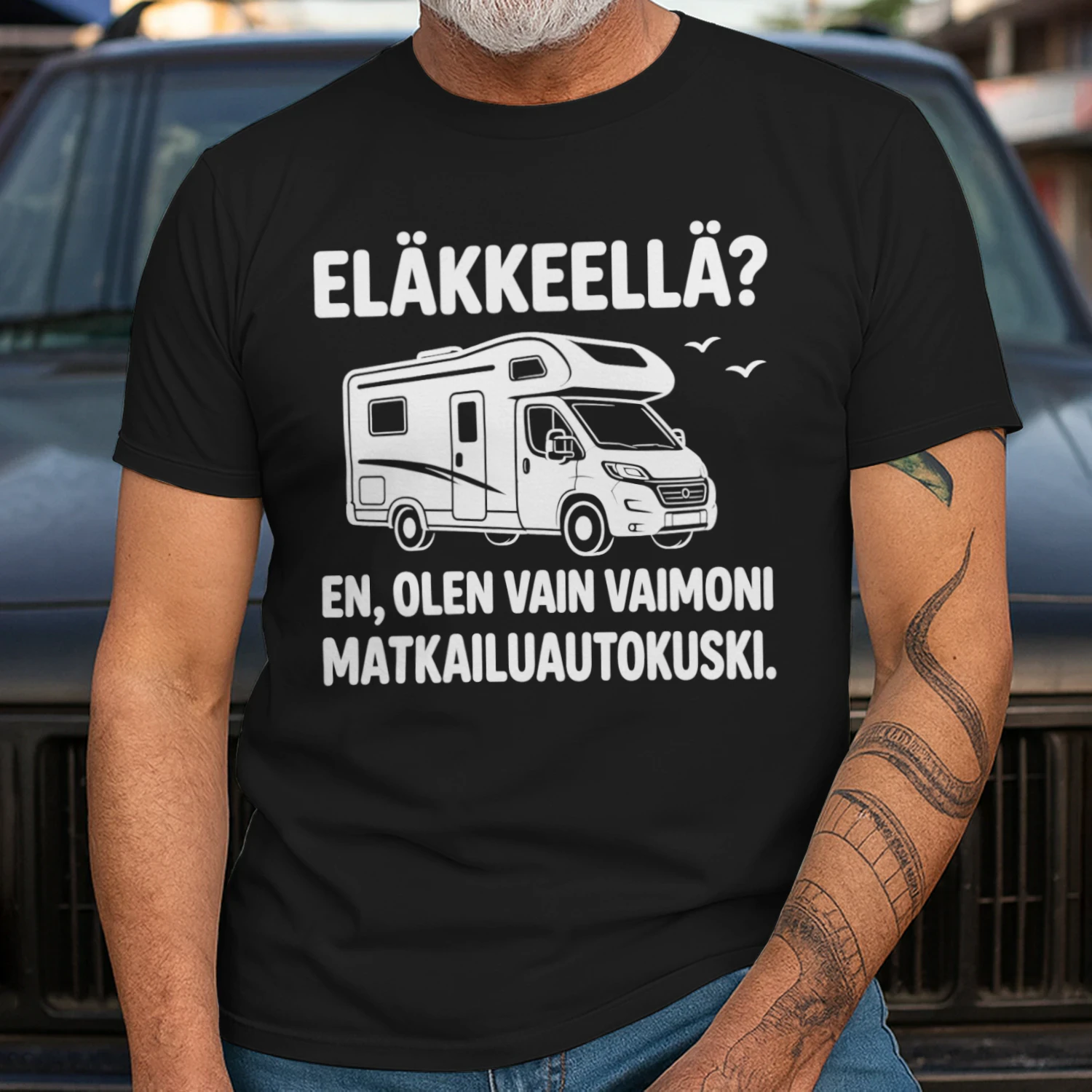 FI – Eläkkeellä? En, Olen Vain Vaimoni Matkailuautokuski