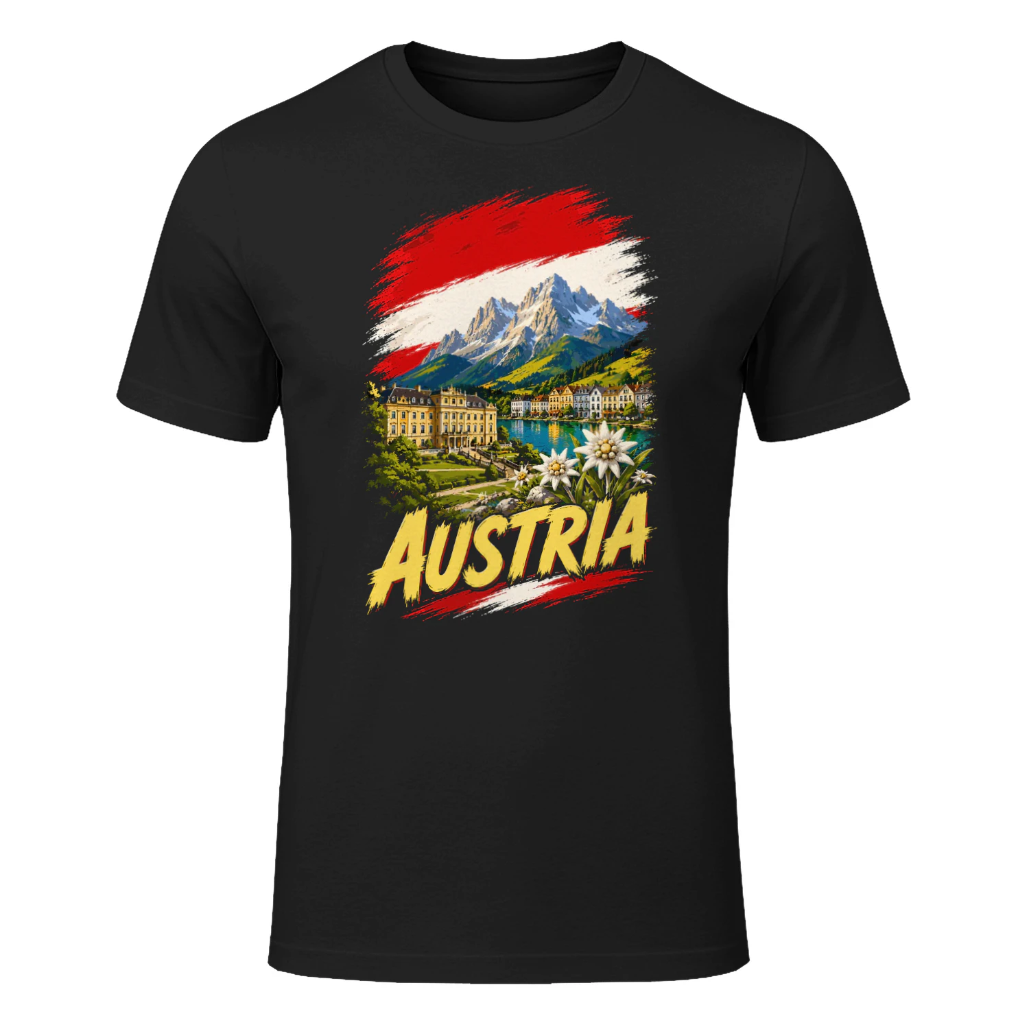Austria Austrian Flag Austrian Souvenir T-shirt