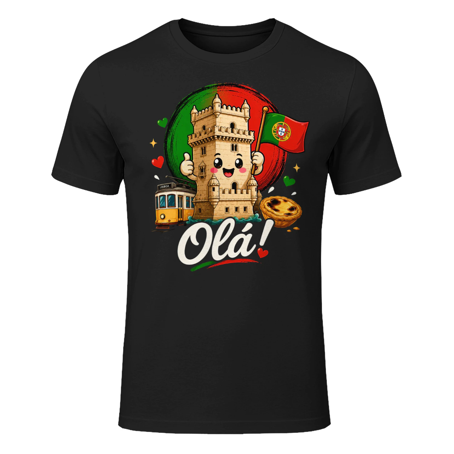 Olá Portugal Portuguese Flag T-shirt
