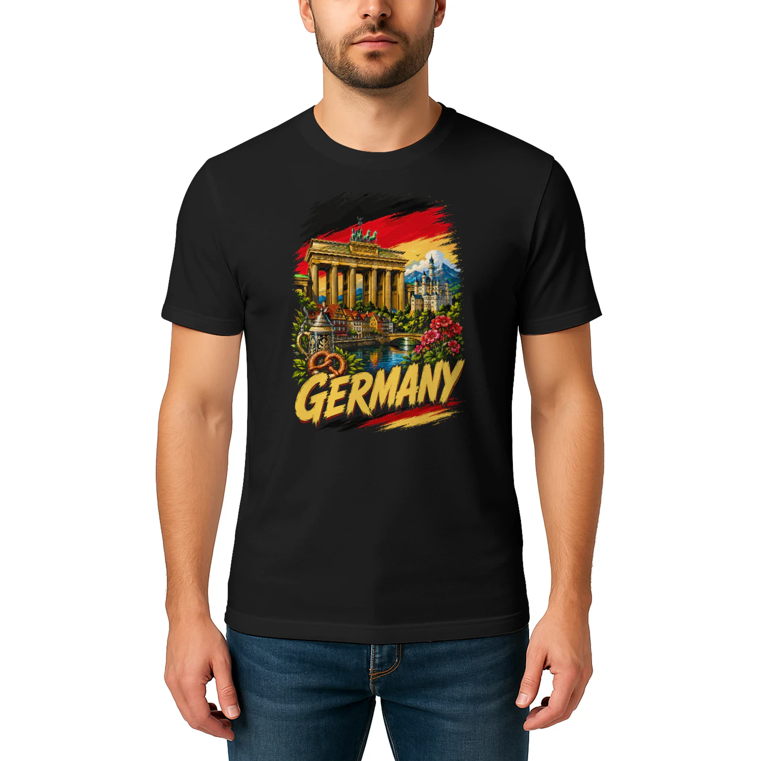 Germany German Flag German Souvenir T-shirt