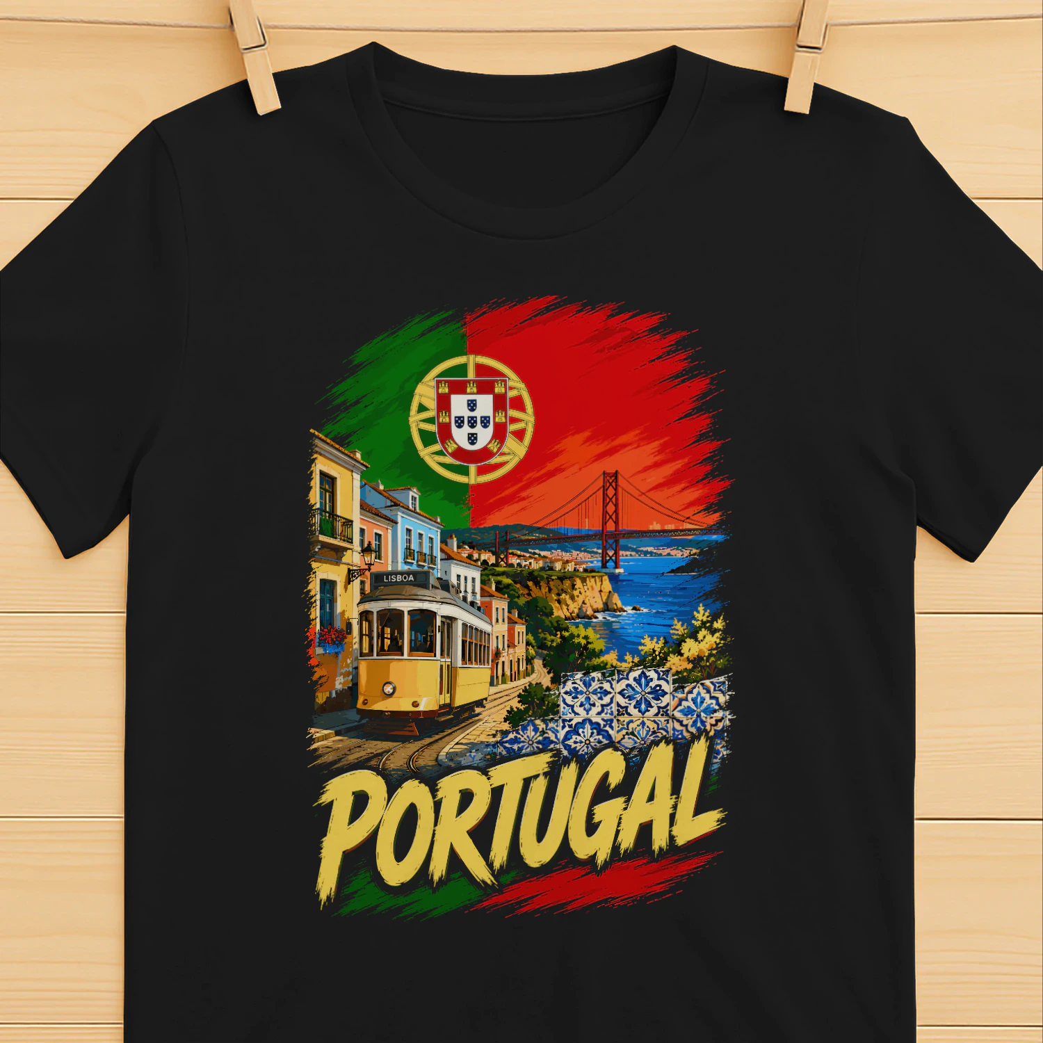 Portugal Portuguese Flag Portuguese Souvenir T-shirt