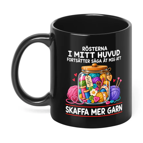 SE – Rösterna I Mitt Huvud – Skaffa Mer Garn