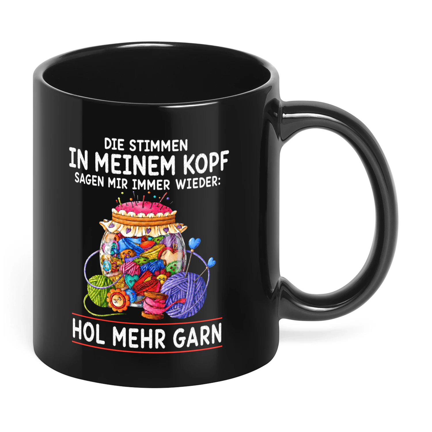 DE - Die Stimmen in meinem Kopf sagen: Hol mehr Garn