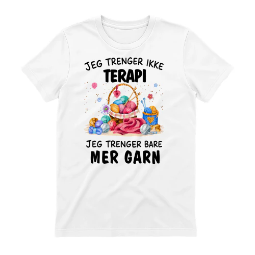 NO-Jeg Trenger Ikke Terapi, Jeg Trenger Bare Mer Garn – Norsk Garn