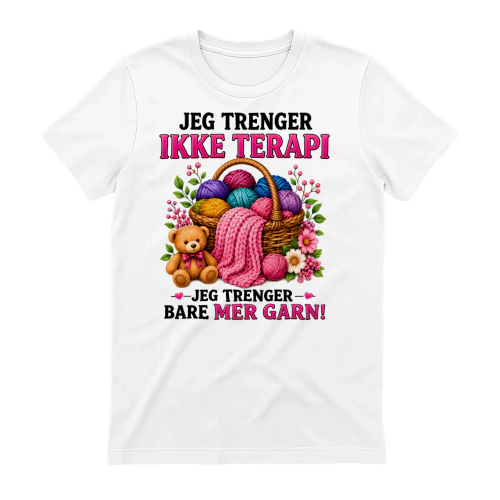 NO-Jeg Trenger Ikke Terapi, Jeg Trenger Bare Mer Garn – Norsk Garn