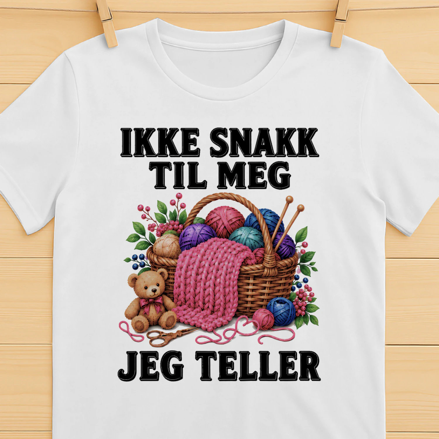 NO-Ikke snakk til meg, jeg teller – Strikke