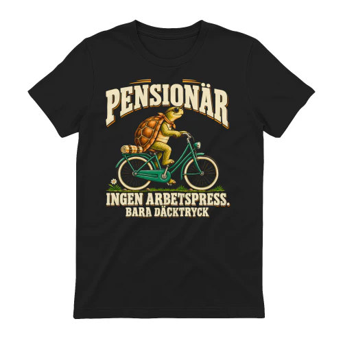 SE Pensionär – Ingen Arbetspress, Bara Däcktryck