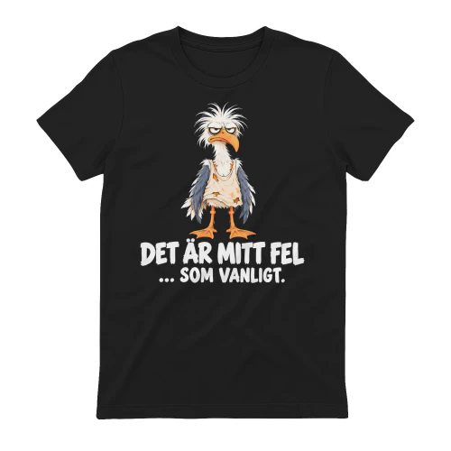 SE Det är mitt fel som vanligt – Rolig måsdesign
