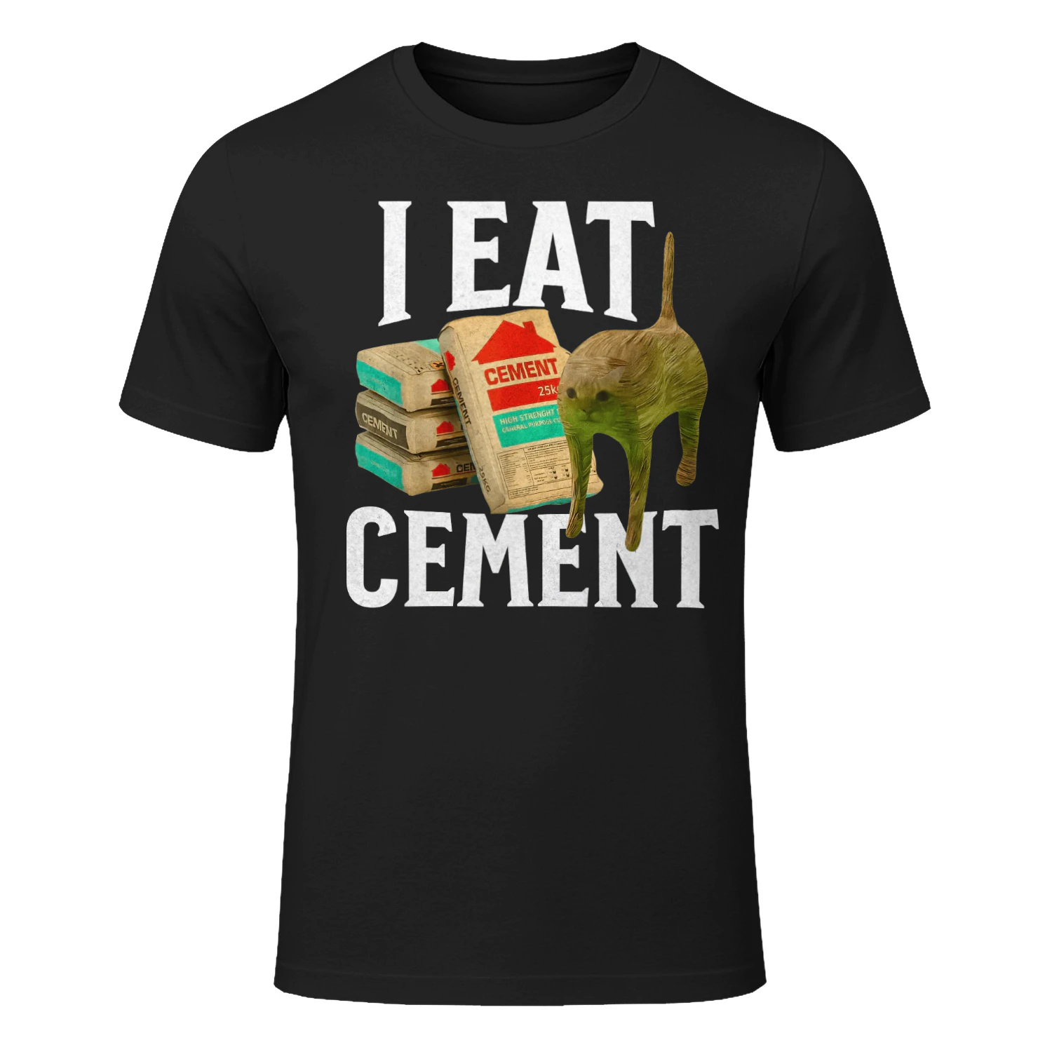 Ich esse Zement