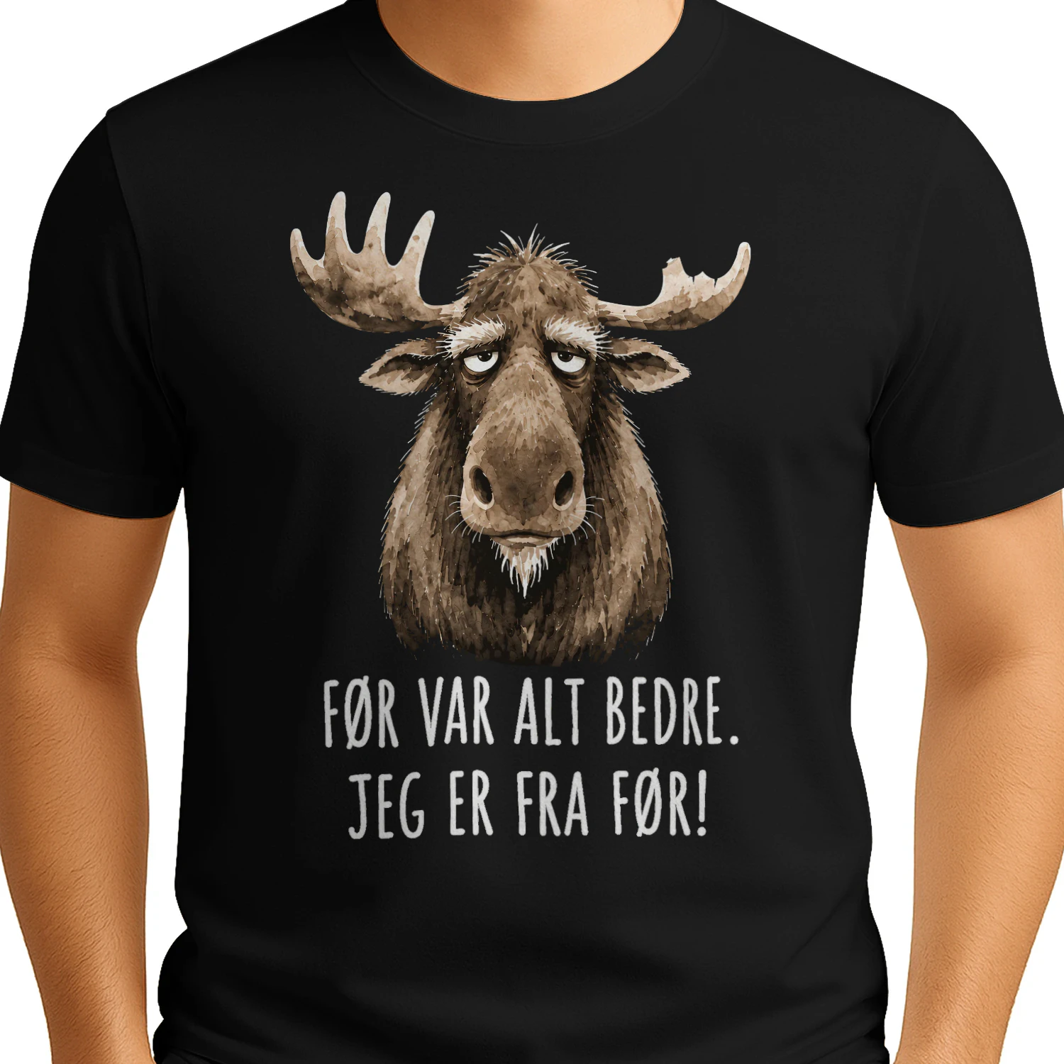 NO-Før var alt bedre – Morsom elg