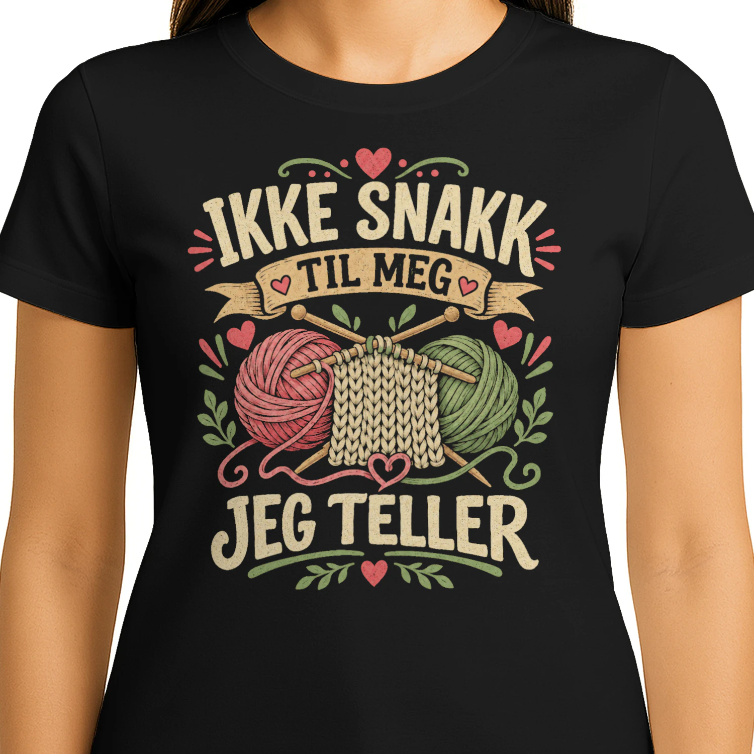 NO-Ikke snakk til meg, jeg teller – Strikke