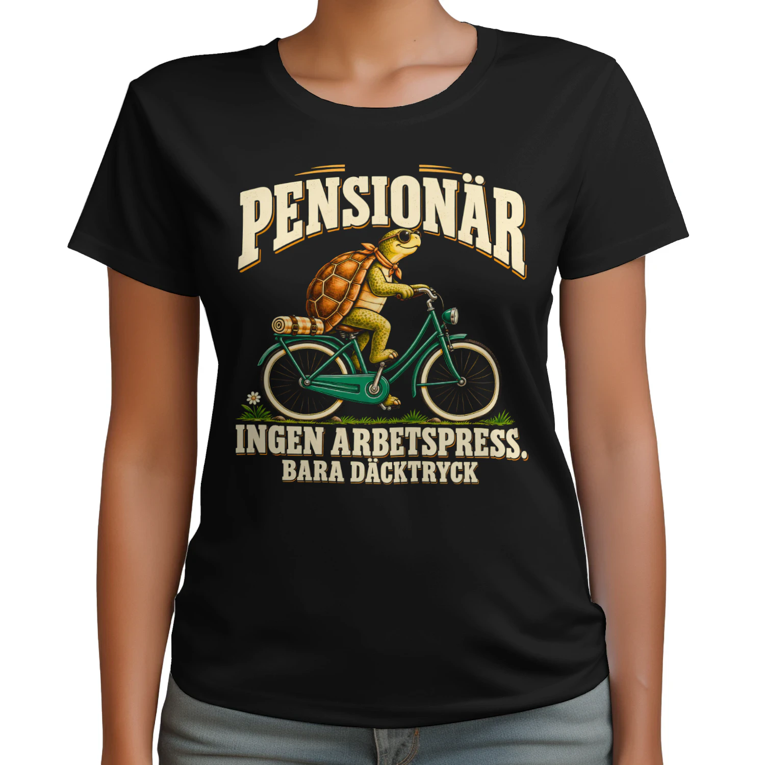 SE Pensionär – Ingen Arbetspress, Bara Däcktryck