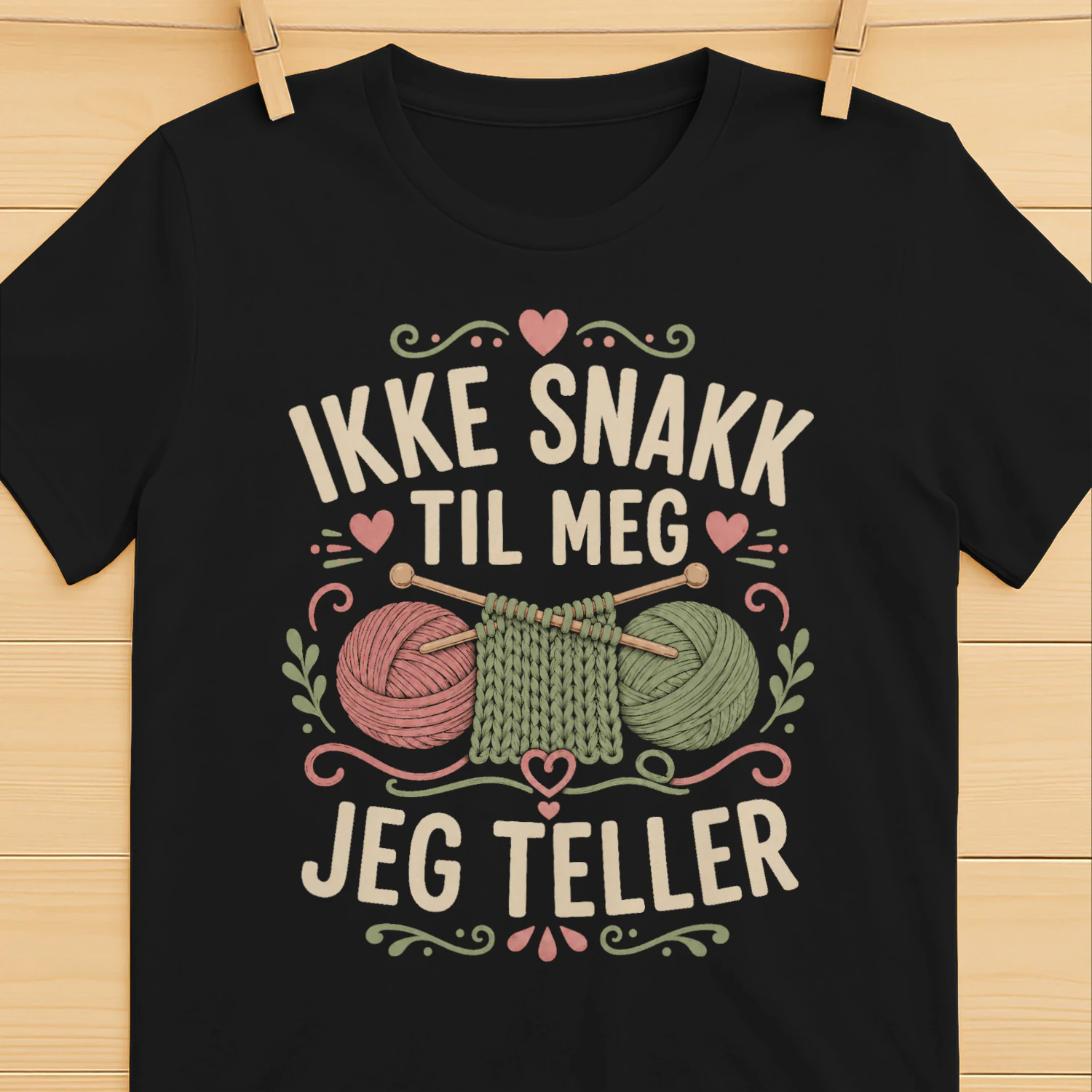 NO-Ikke snakk til meg, jeg teller – Strikke