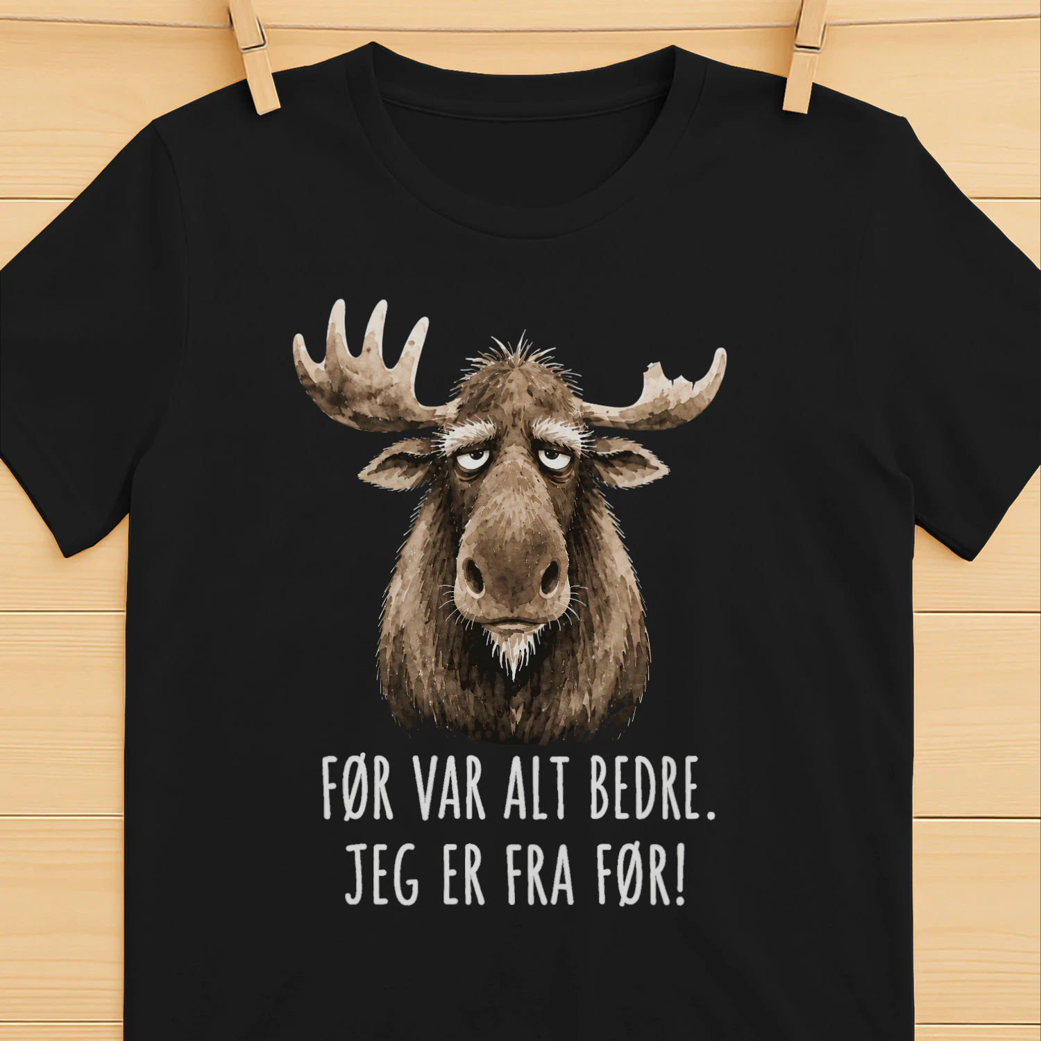 NO-Før var alt bedre – Morsom elg
