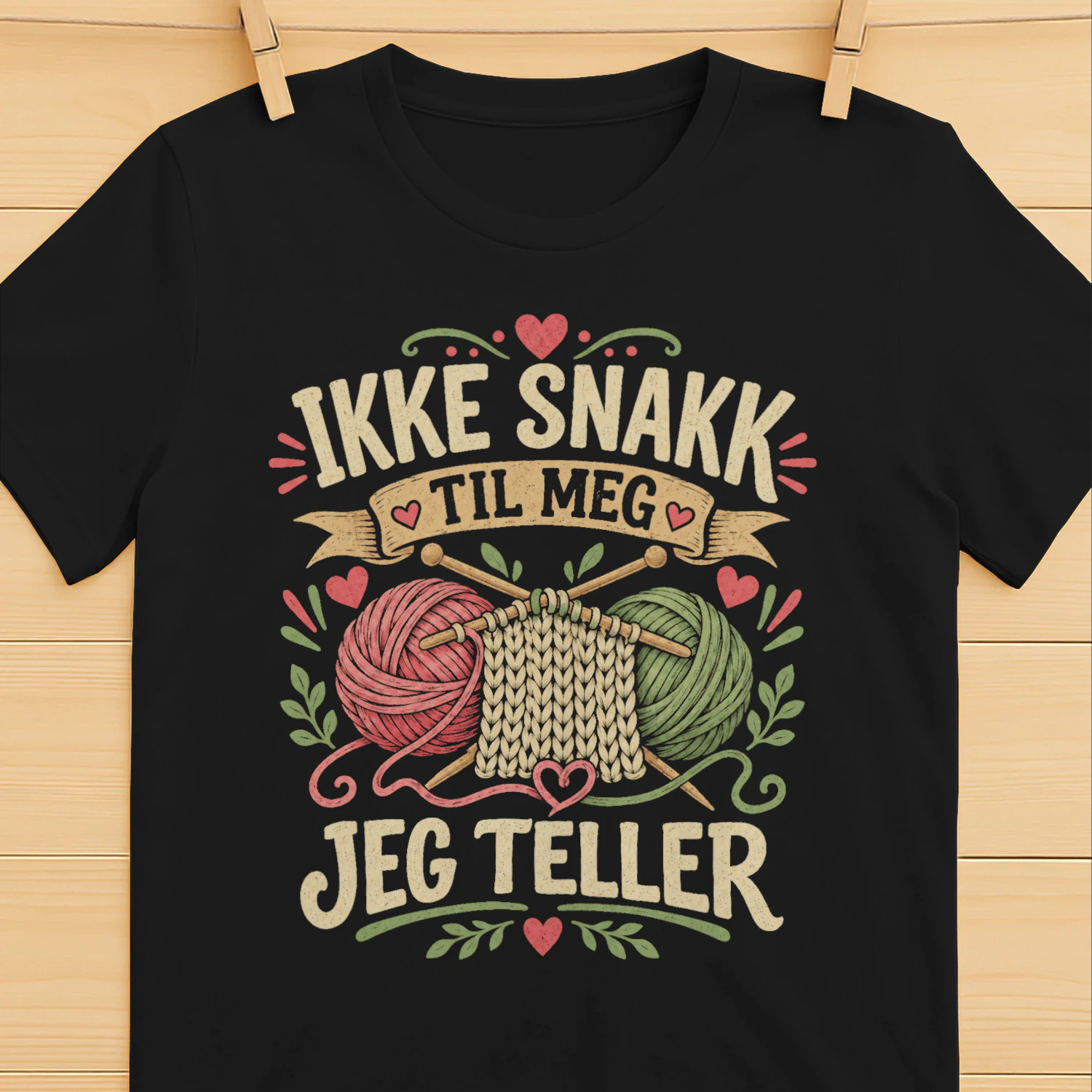 NO-Ikke snakk til meg, jeg teller – Strikke