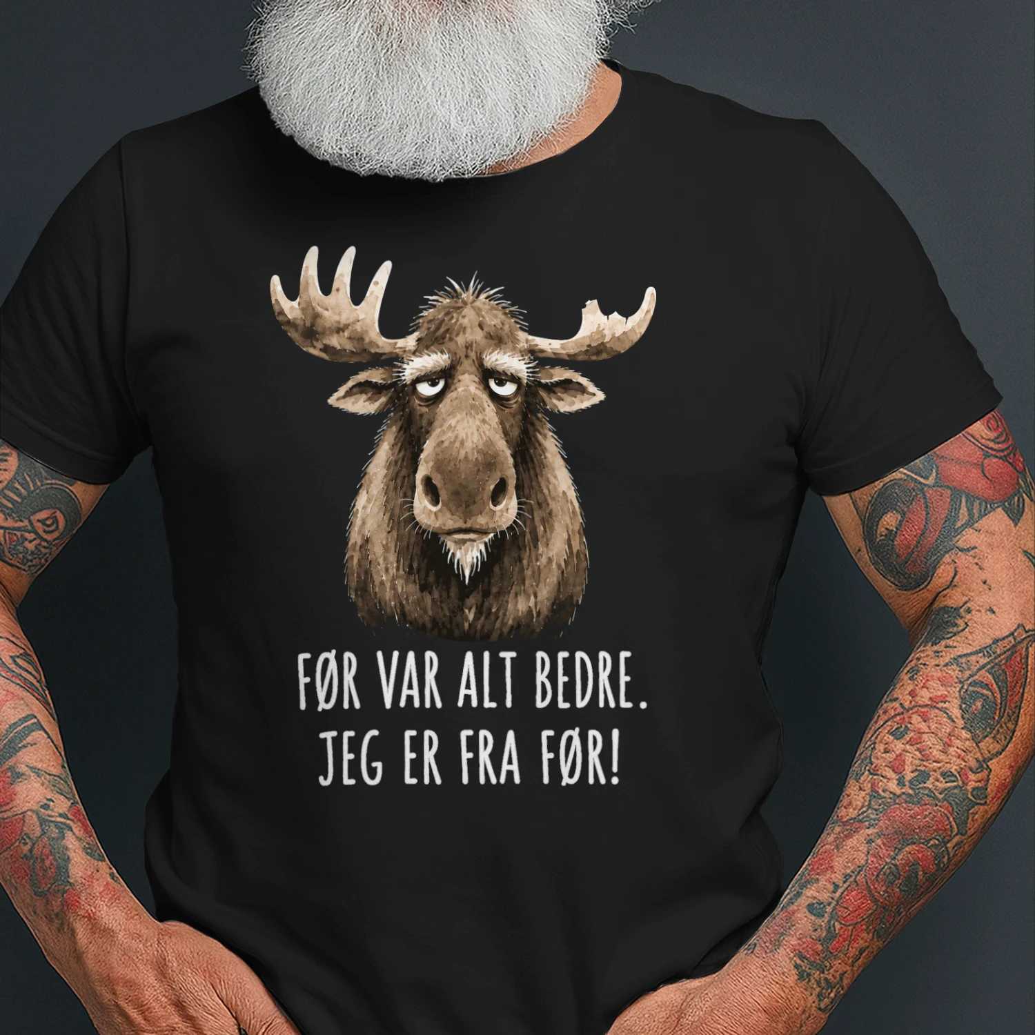 NO-Før var alt bedre – Morsom elg