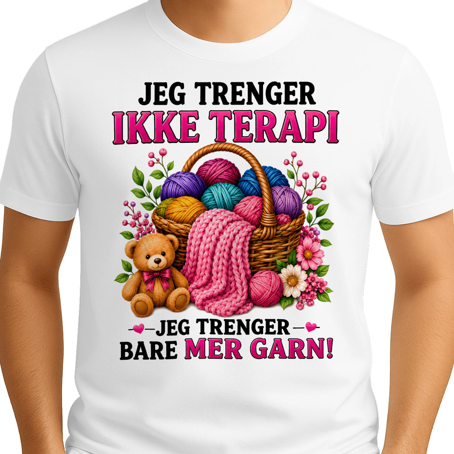 NO-Jeg Trenger Ikke Terapi, Jeg Trenger Bare Mer Garn – Norsk Garn