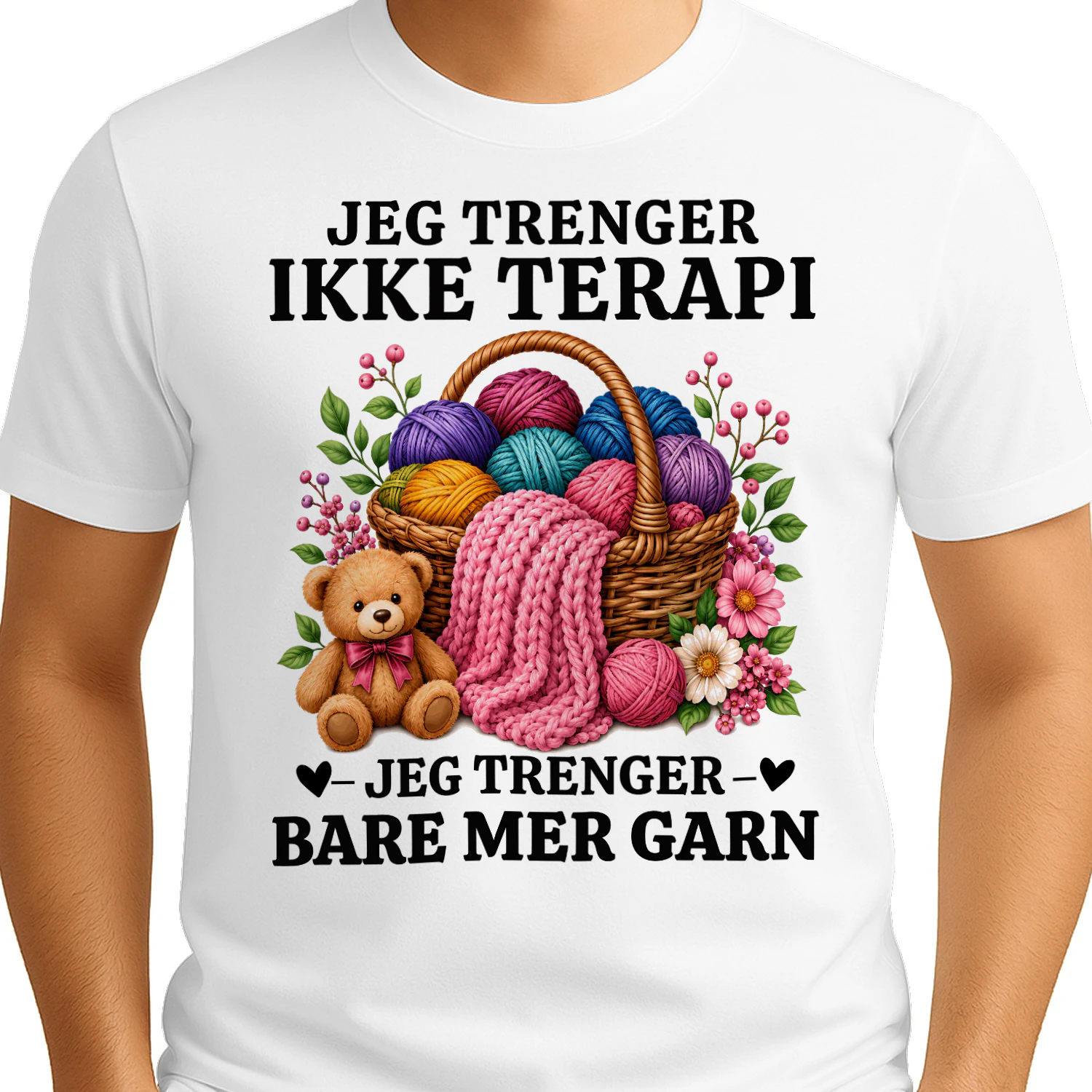 NO-Jeg Trenger Ikke Terapi, Jeg Trenger Bare Mer Garn – Norsk Garn