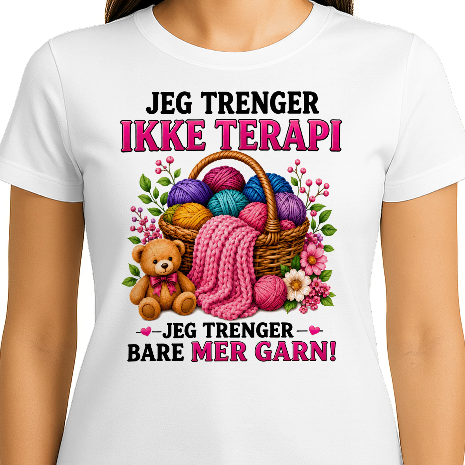 NO-Jeg Trenger Ikke Terapi, Jeg Trenger Bare Mer Garn – Norsk Garn