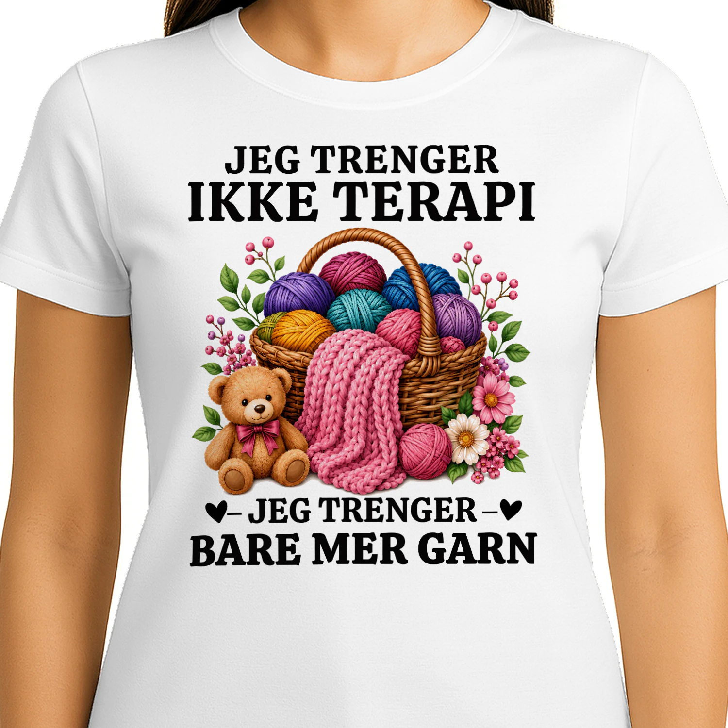 NO-Jeg Trenger Ikke Terapi, Jeg Trenger Bare Mer Garn – Norsk Garn