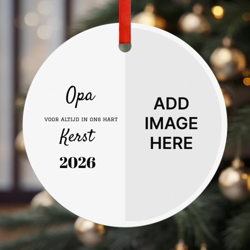 ornament round personalized gift