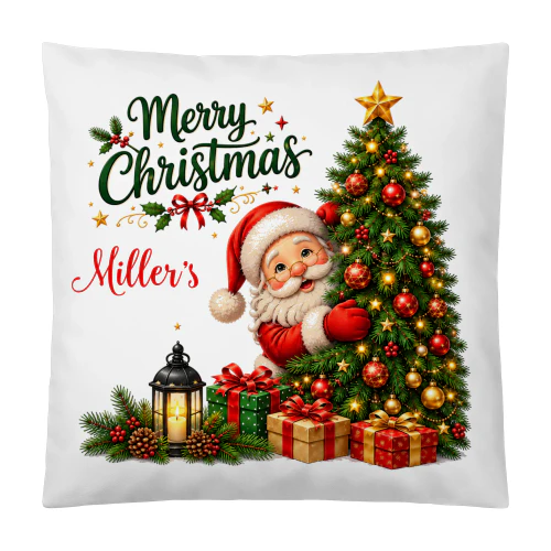 Merry Christmas Santa Tree Family CHR0010