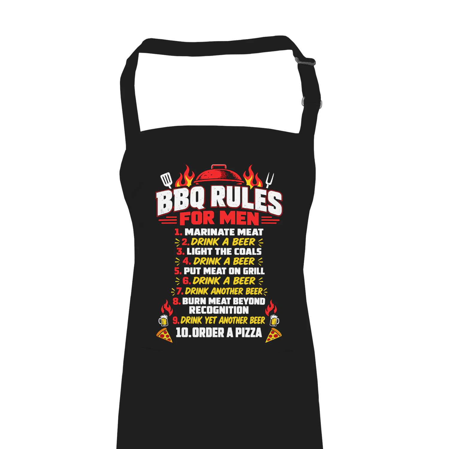 Funny Rules For Men Beer BBQ ABQ0010