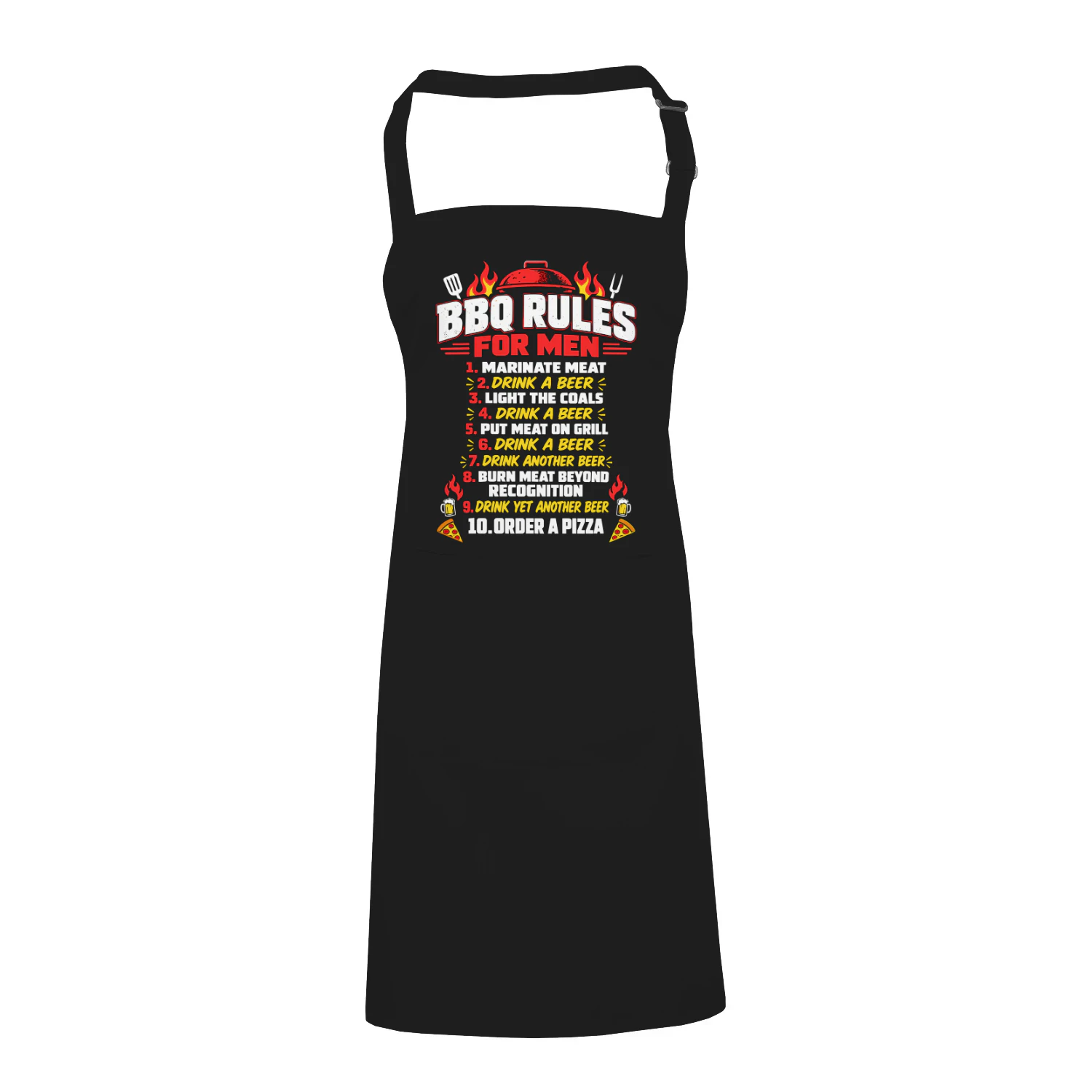 Funny Rules For Men Beer BBQ ABQ0010